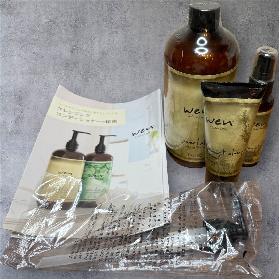 WEN クレンジング コンディショナー スイートアーモンドミント セット 新品未使用】 ウェン WEN スウィートアーモンドミント ヘアケア3点