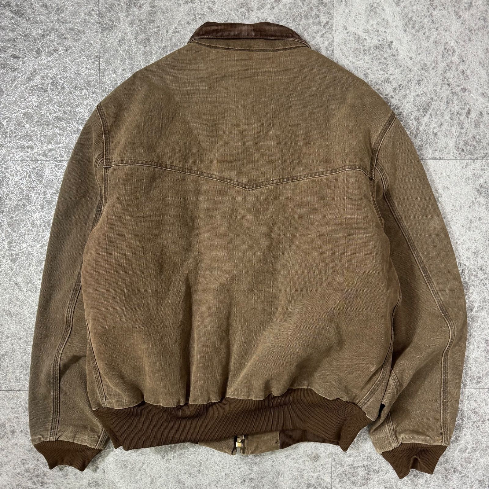 カーハート サンタフェジャケット J14 CHT XL 古着　USA製 Carhartt カーハート J14 サンタフェ ジャケット XL-R ダークブラウン