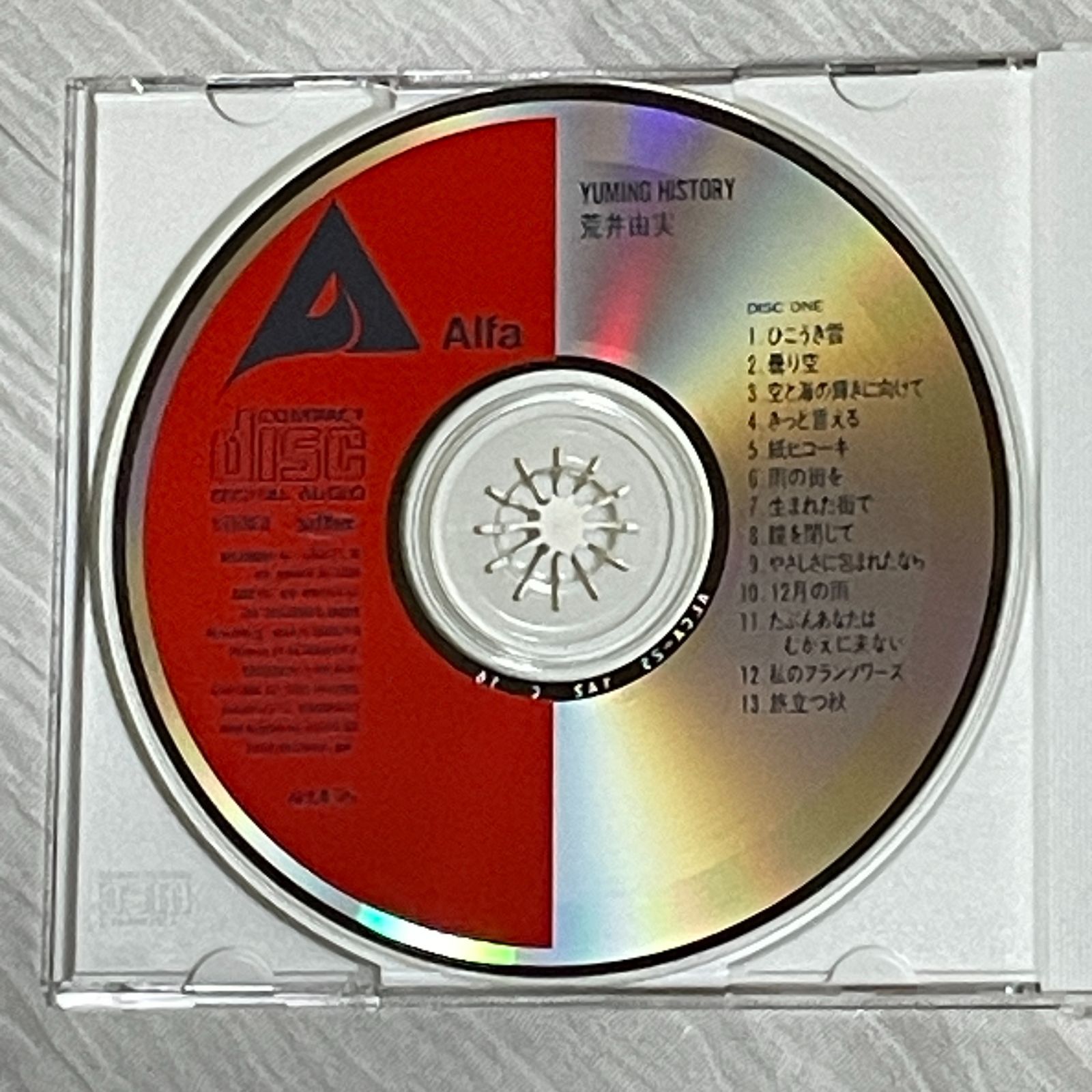 荒井由美｜ユーミン・ヒストリー（中古CD 2枚組）｜ベストアルバム