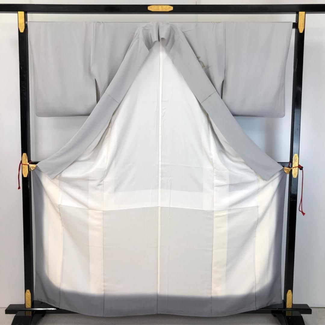 付下げ うさぎ柄 兎 金彩 白鼠色 K-5513 - メルカリ