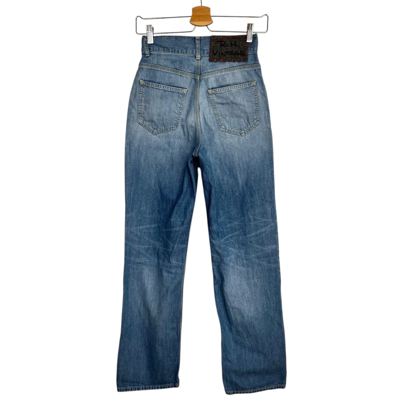 極美品✨ RH vintage オーガニック ハイウエスト デニムパンツ 定番 オーガニックコットン ハイウエスト デニムパンツ｜RH Vintage(アール