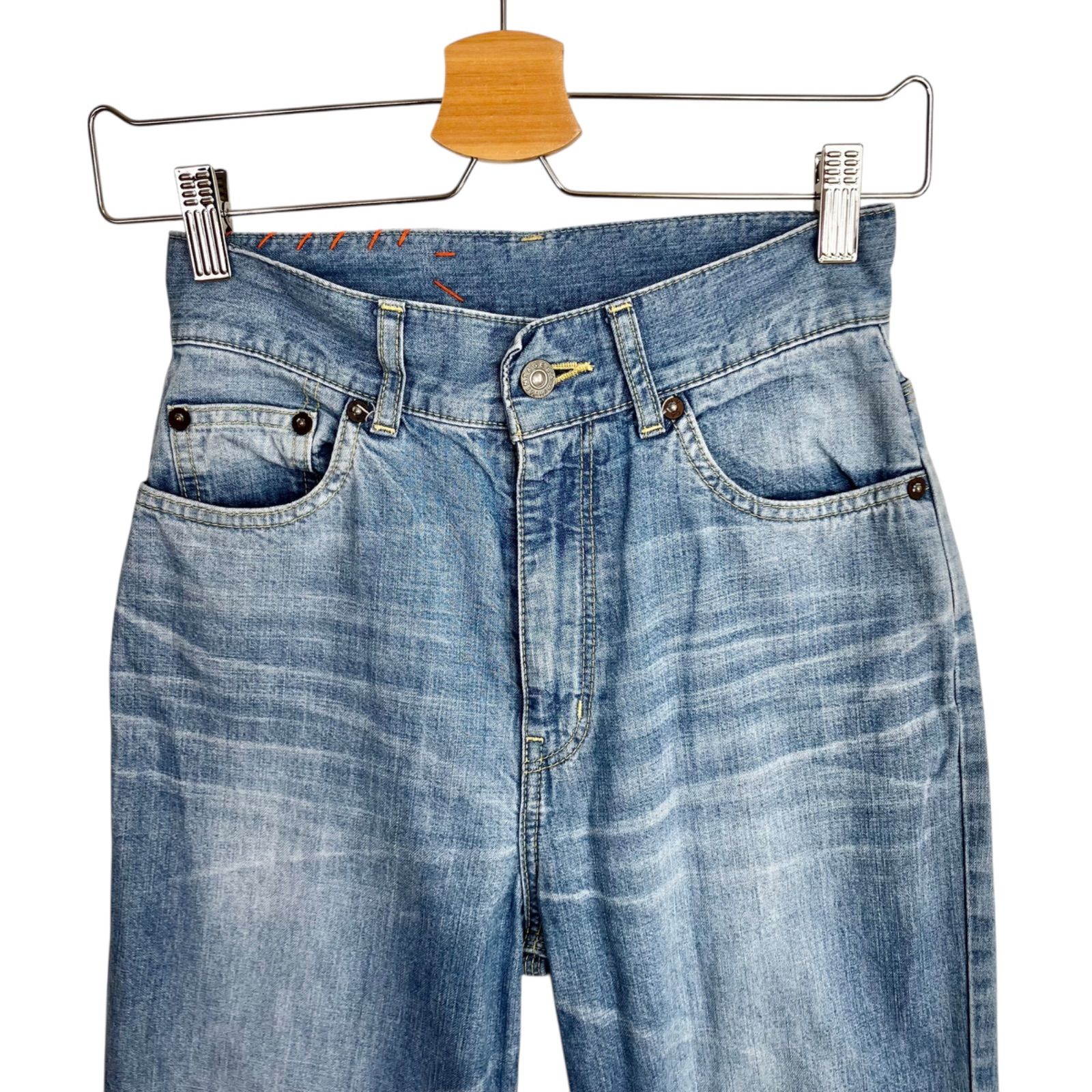 R.H.Vintage ハイウエストデニムパンツ 23 ライトブルー 青 ロン