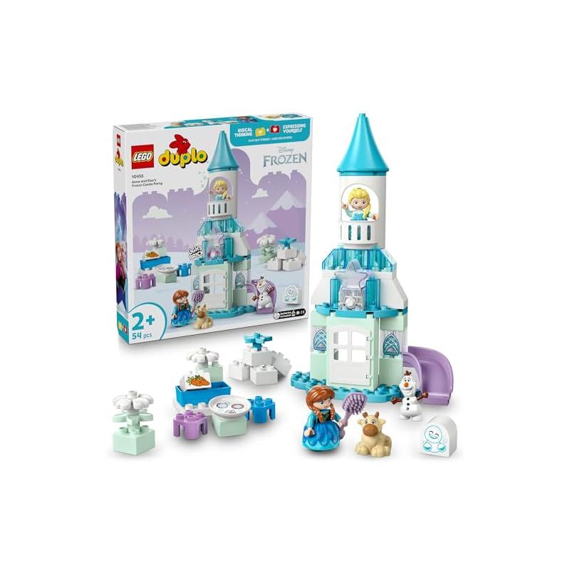 【新品】 レゴ() デュプロ ディズニー エルサの氷のおしろパーティ おもちゃ 玩具 誕生日 プレゼント ブロック 知育 男の子 女の子 子供 1歳半 2歳 4歳 幼児 アナと雪の女王 ディズニー グッズ ごっこ遊び おままごと 0