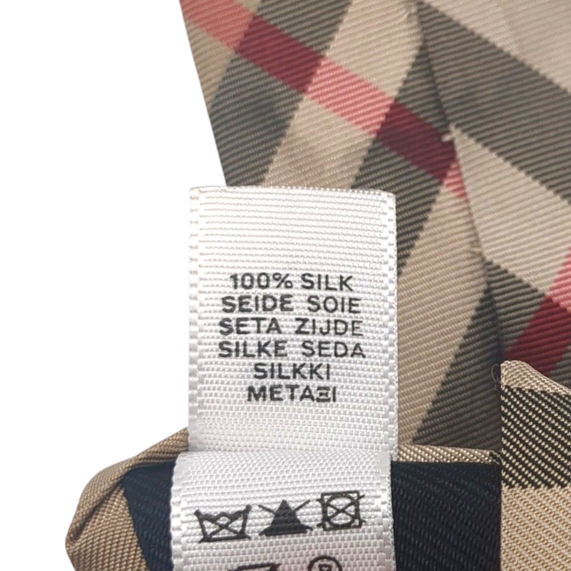 BURBERRY バーバリー ネクタイ 現行タグ ノヴァチェック シルク100