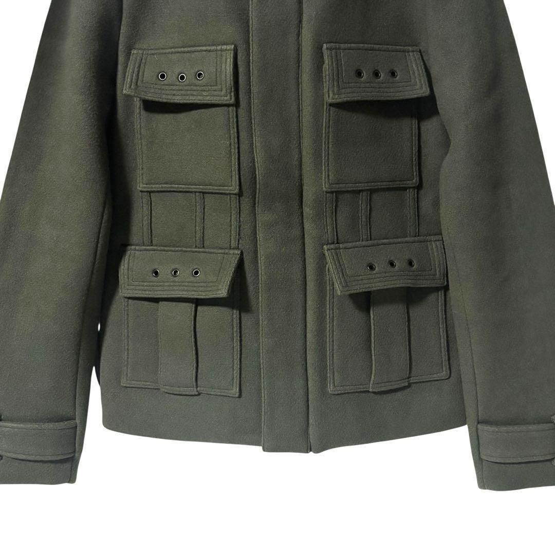 美品 Pledge プレッジ ミリタリージャケット riri ウールコート M 