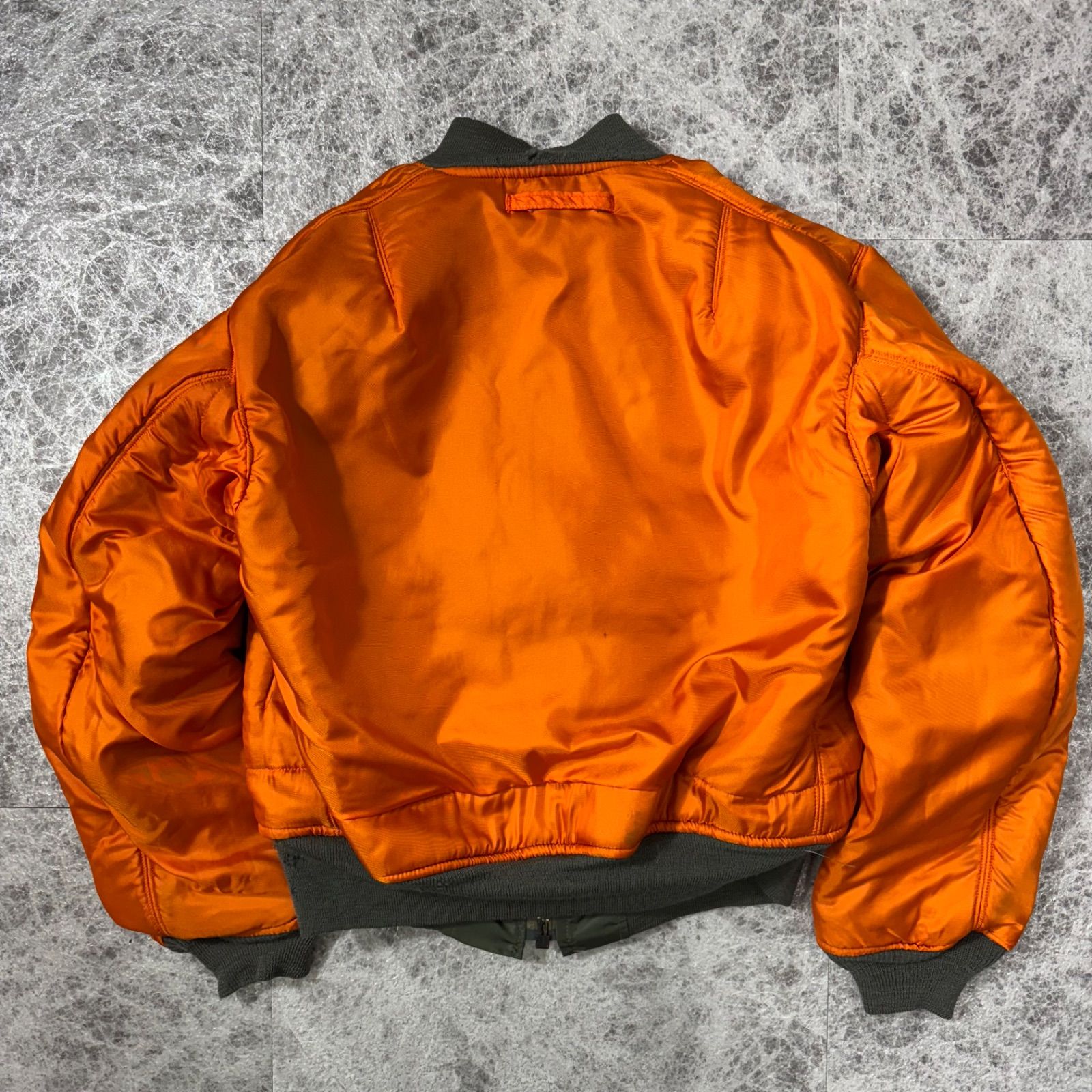 ALPHA INDUSTRIES アルファ MA-1 70s 実物 1973年 DSA USAF ミリタリー