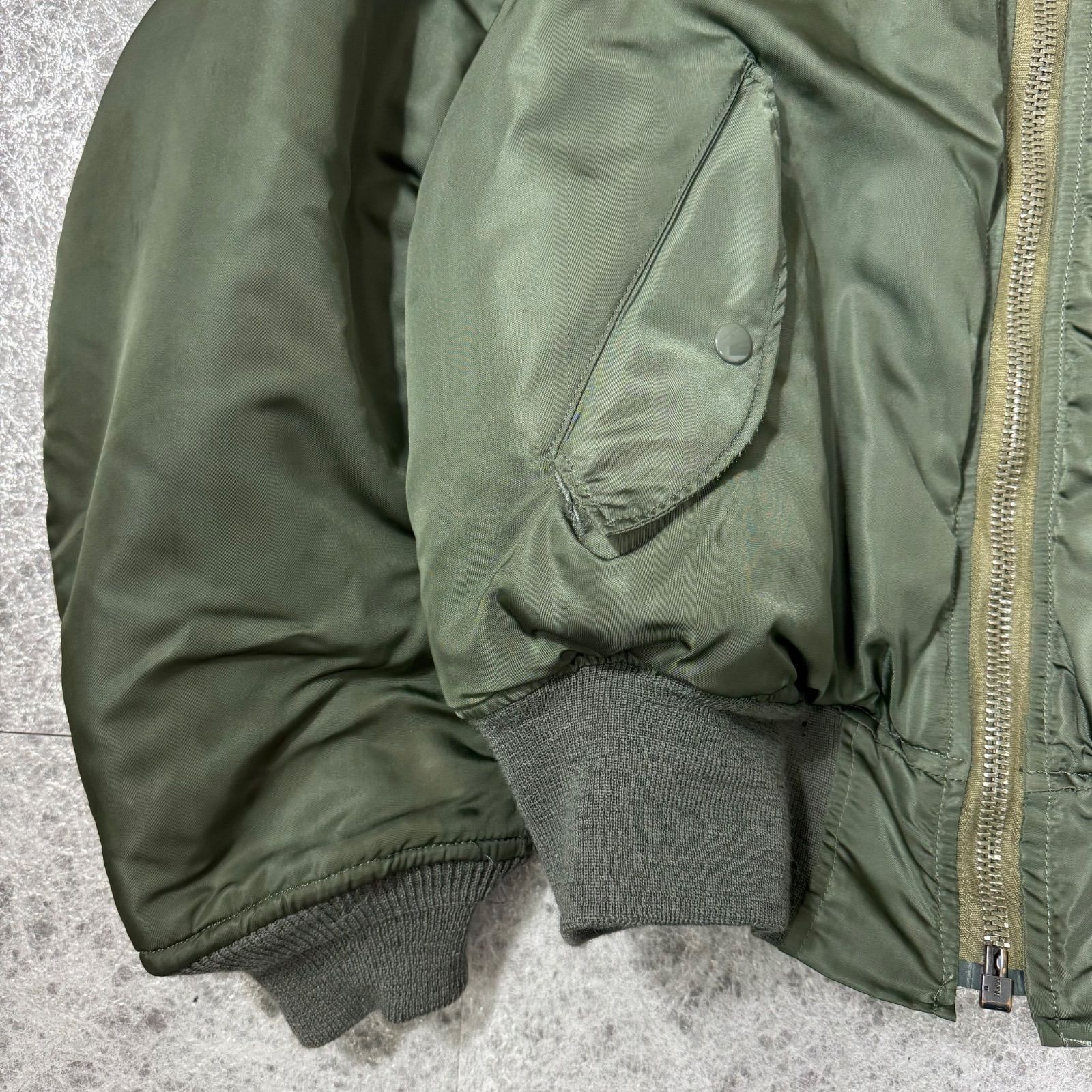 ALPHA INDUSTRIES アルファ MA-1 70s 実物 1973年 DSA USAF ミリタリー