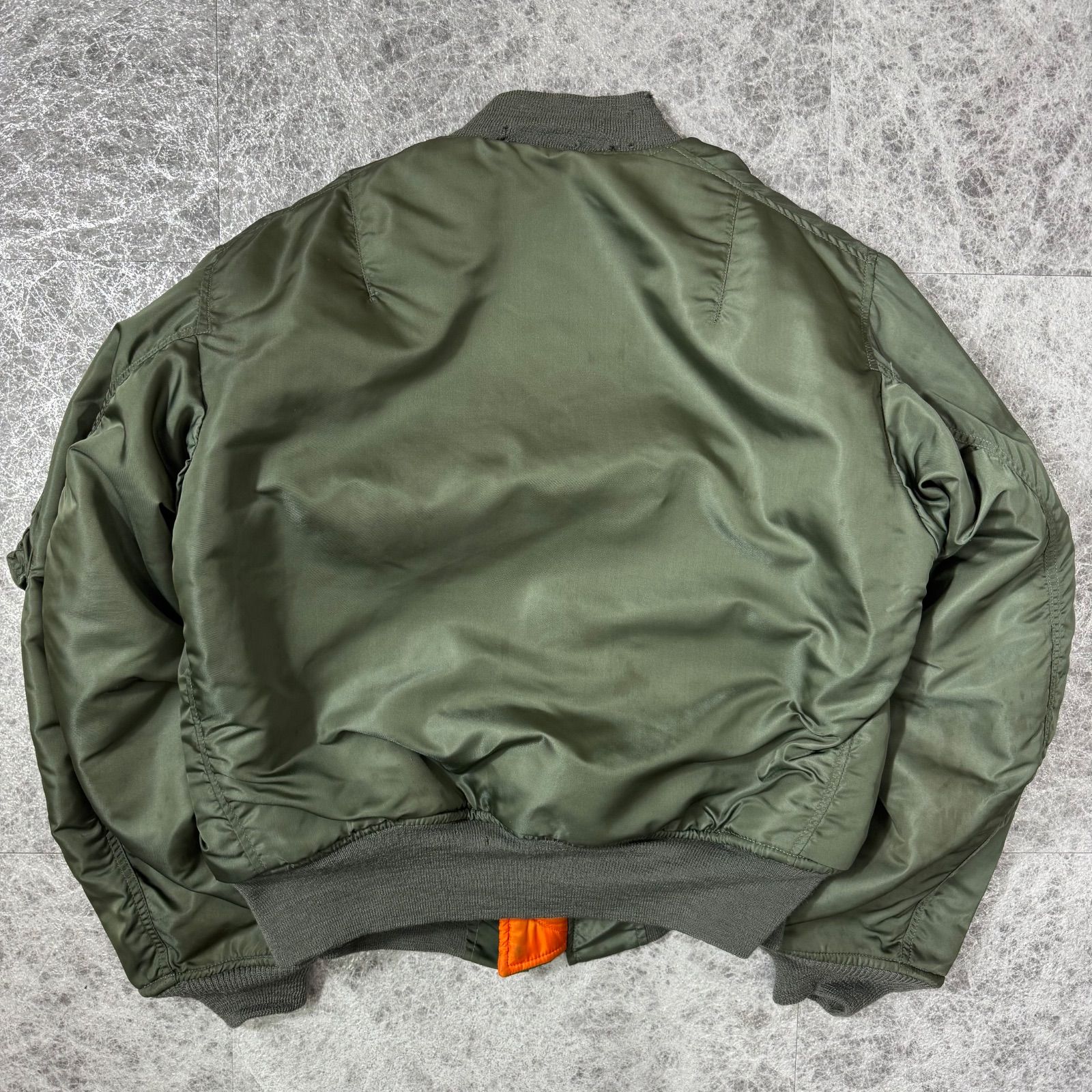 ALPHA INDUSTRIES アルファ MA-1 70s 実物 1973年 DSA USAF ミリタリー