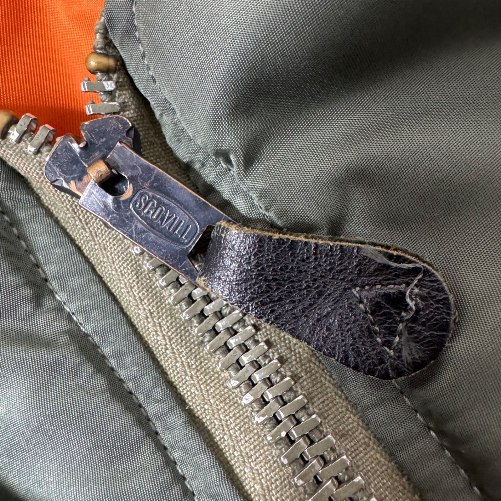 ALPHA INDUSTRIES アルファ MA-1 70s 実物 1973年 DSA USAF ミリタリー