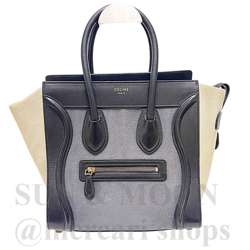 CELINE セリーヌ ラゲージ マイクロショッパー ハンドバッグ トート