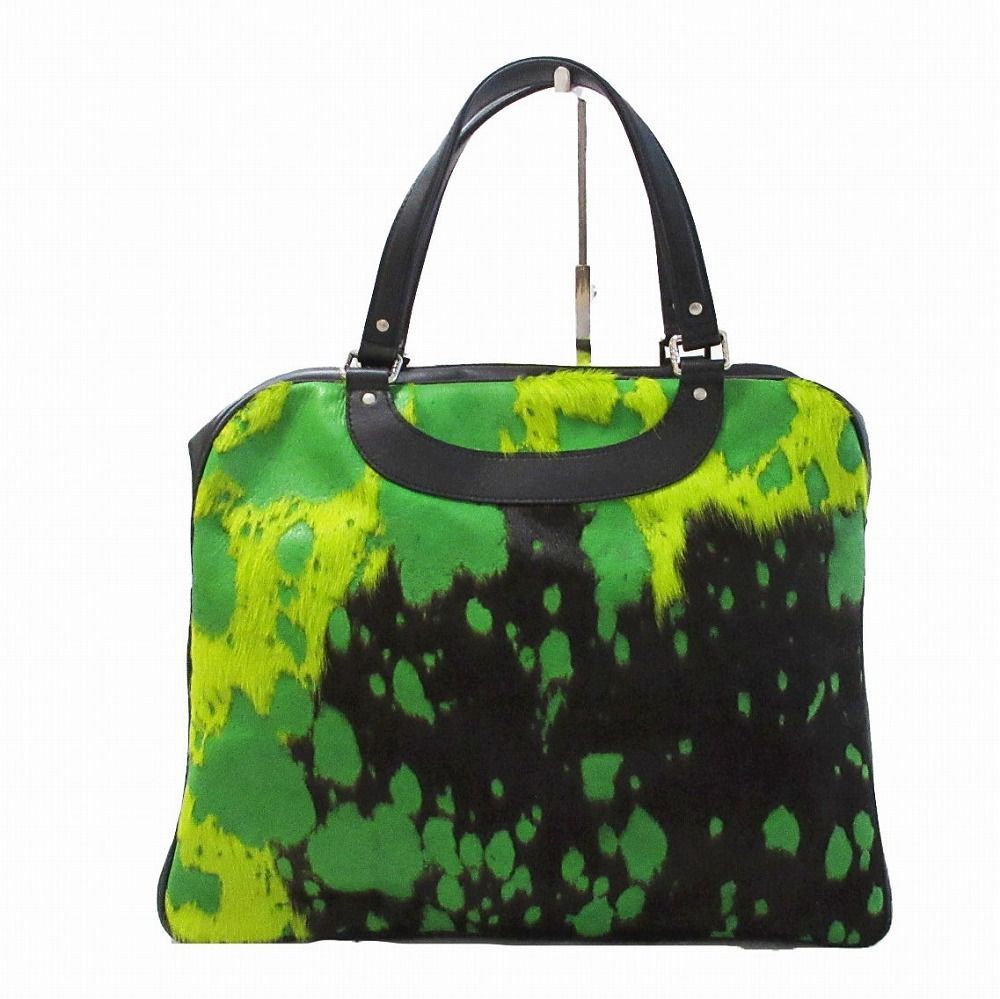 極美品 JACQUES LE CORRE ジャック ル コー リスボン 牛革 ハラコ