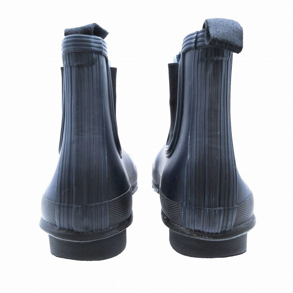 新品未使用HUNTER サイドゴアレインブーツ(ネイビー) HUNTER ハンター チェルシーブーツ サイドゴア レインブーツ シューズ