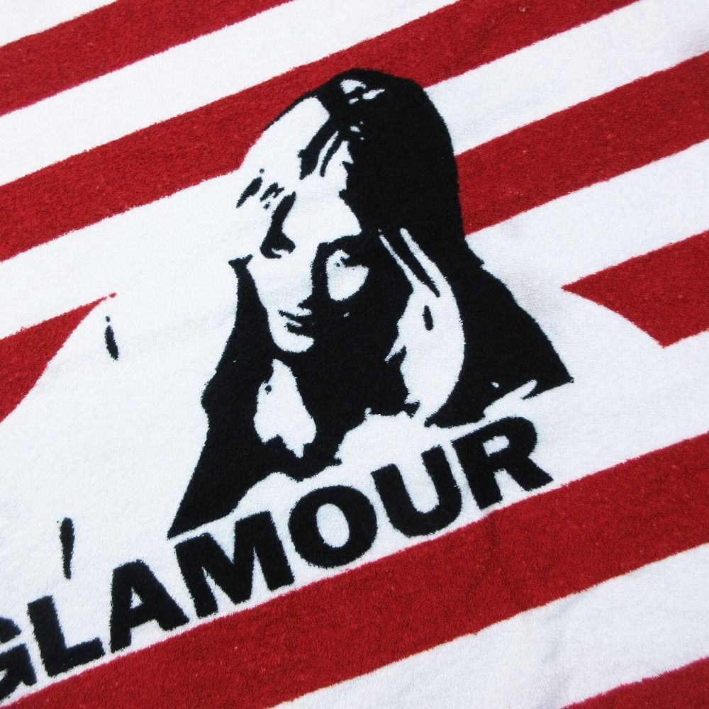 FLAG WOMAN ビーチタオル HYSTERIC GLAMOUR WOMEN FLAG WOMAN ビーチタオル フリンジ 大判タオル