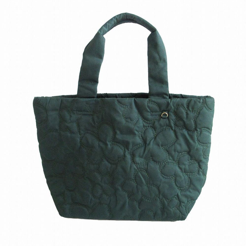 ANTEPRIMA アンテプリマ TRAPUNTATO/MEDIUM トラプンタート グリーン トートバッグ フィオーリ ステッチ キルティング 【】