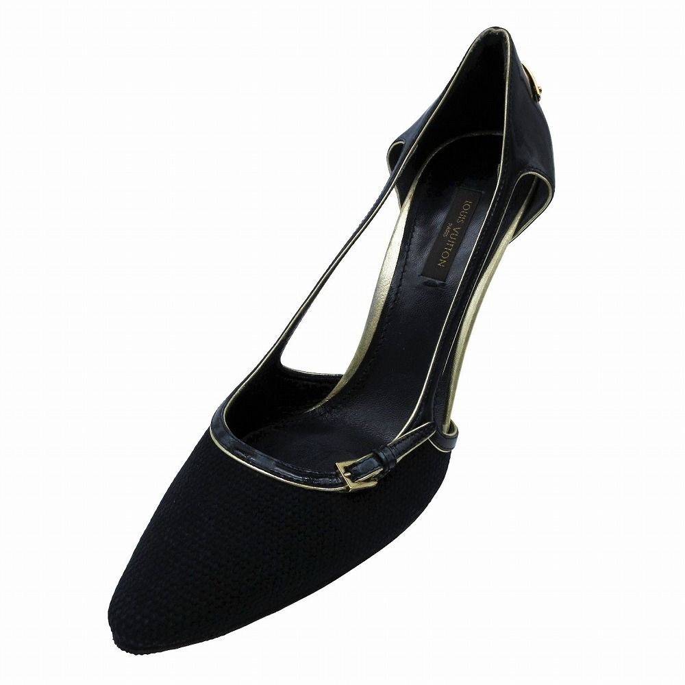 LOUIS VUITTON ルイヴィトン ハイヒール 南京錠 エナメル パンプス