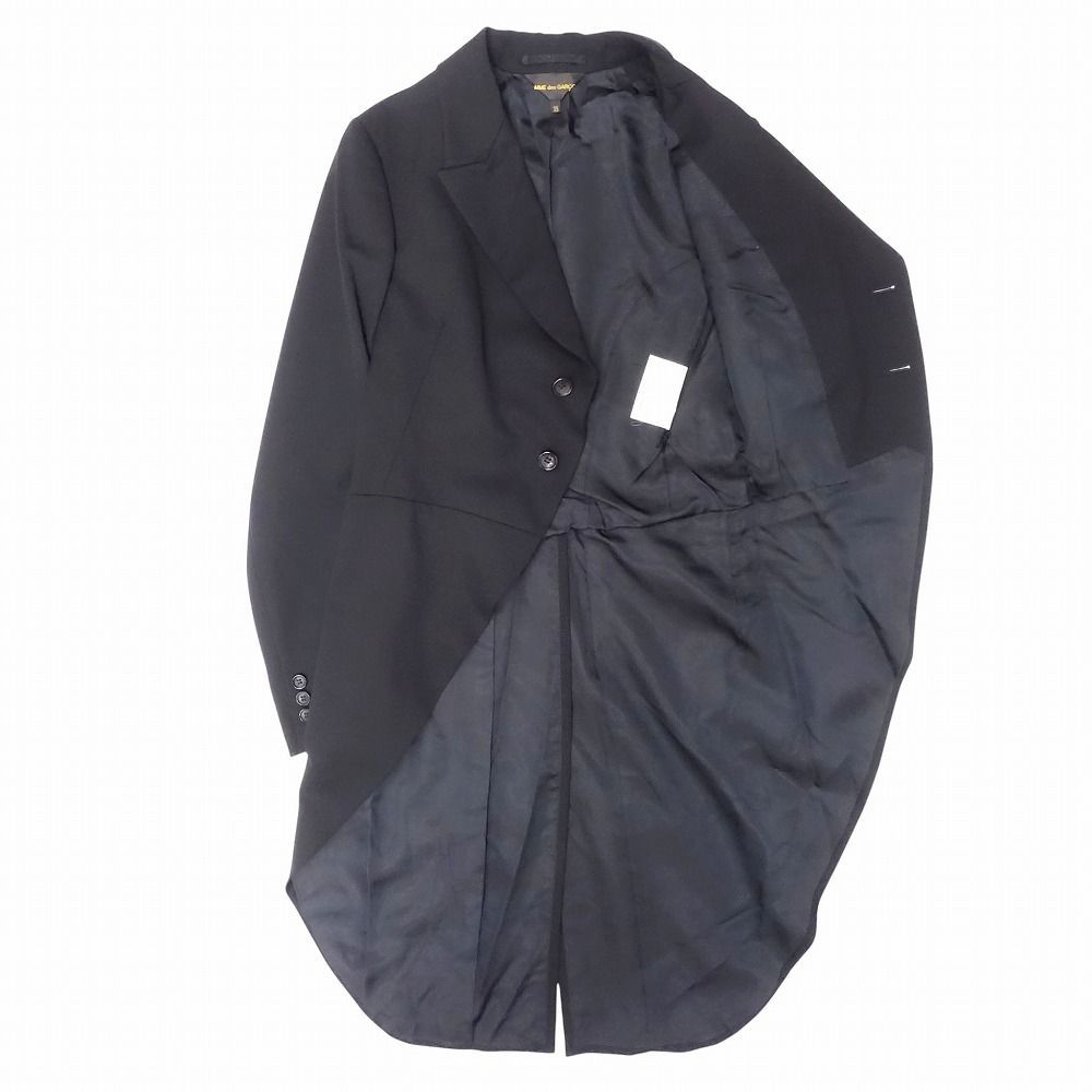 ブラックコムデギャルソン 2019 燕尾　モーニングコート COMMEdesGARCONS コムデギャルソン 11AW ハイブリッドファッション