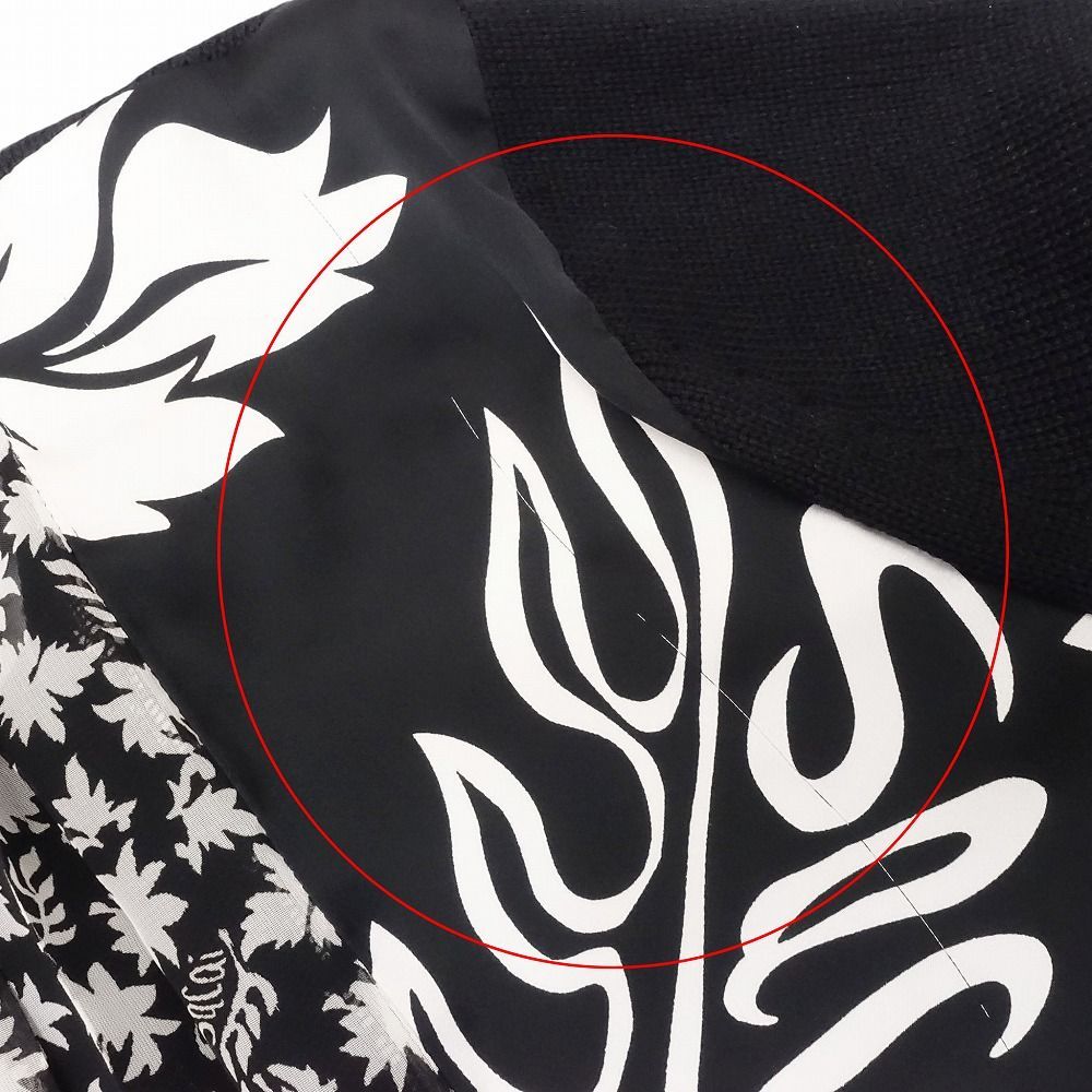 Sacai サカイ 24SS Floral Print Knit Cardigan フローラルプリント