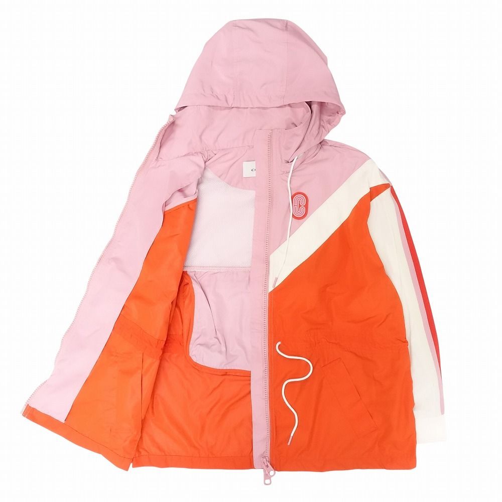 COACH コーチ 21SS パッカブル シェブロン ウインドブレーカー