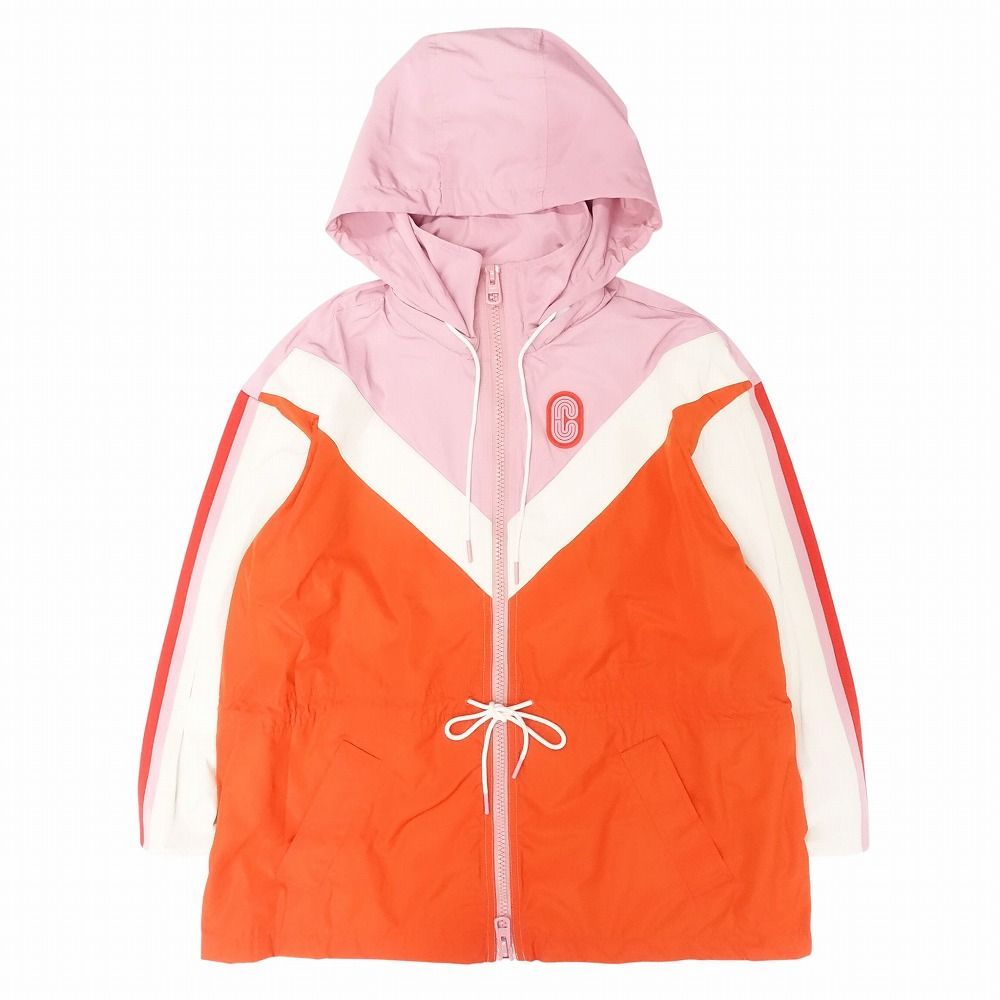 COACH コーチ 21SS パッカブル シェブロン ウインドブレーカー 