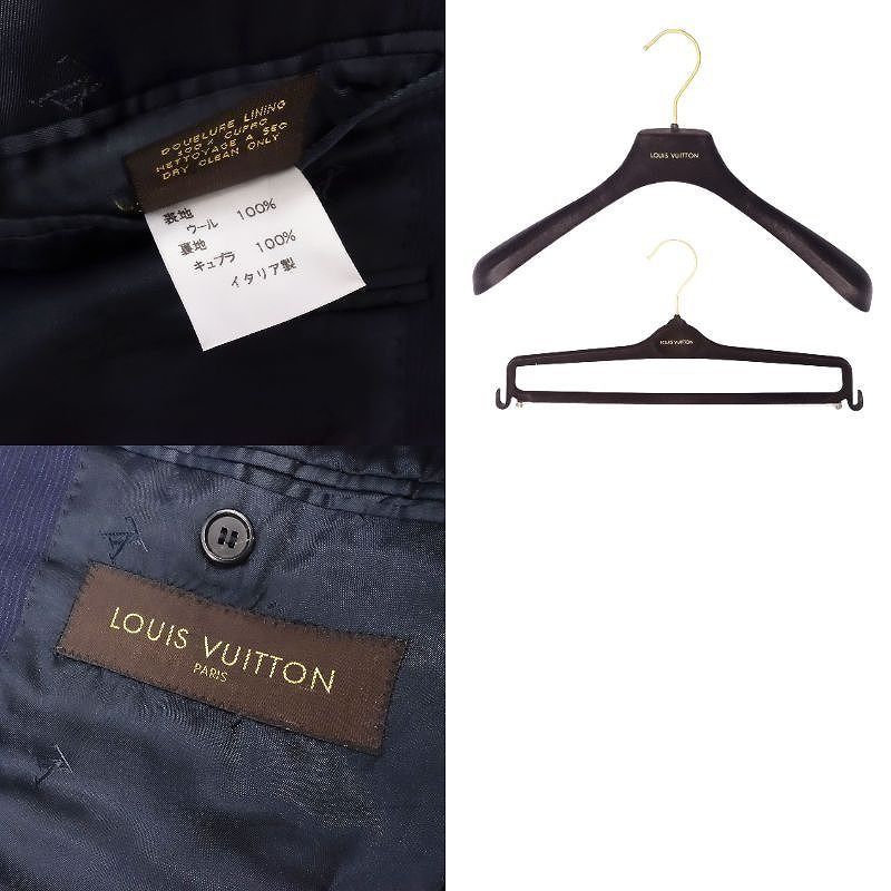 Louis Vuitton ストライプスーツ セット 楽天市場】古着 LOUIS VUITTON ルイヴィトン ストライプ柄 スーツ 上下