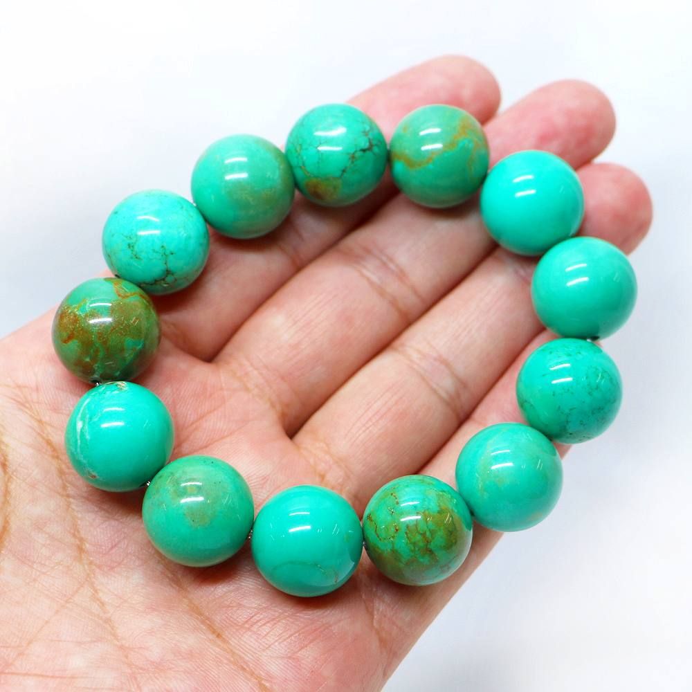 超極希少品 天然 ハウライト (マグネサイトではない) ブレスレット 21mm玉 超極希少品 天然 ハウライト (マグネサイトではない) ブレスレット 21mm玉