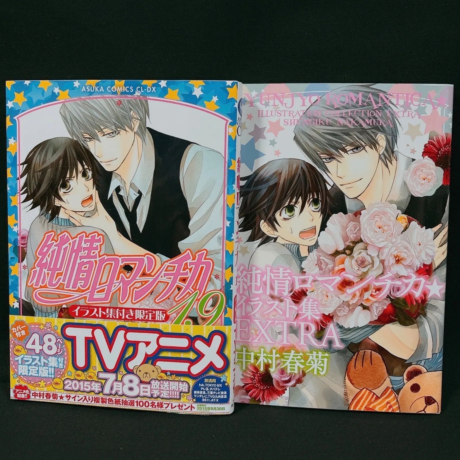 純情ロマンチカ 19巻 限定版 イラスト集EXTRA 中村春菊 - メルカリ