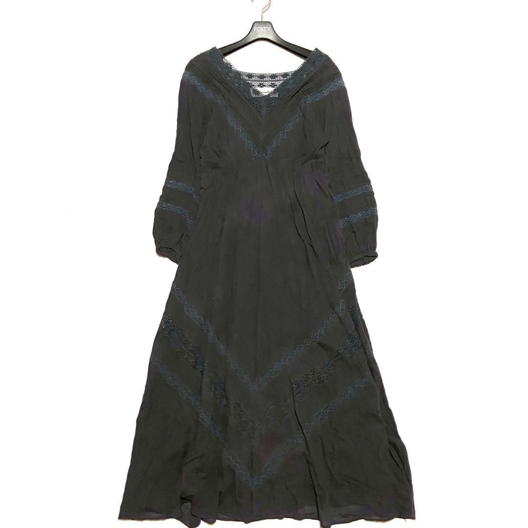 サラマリカ　 ブラック ロングワンピース サラマリカ ✳︎ ワンピース SARA MALLIKA （サラマリカ）＞コットン