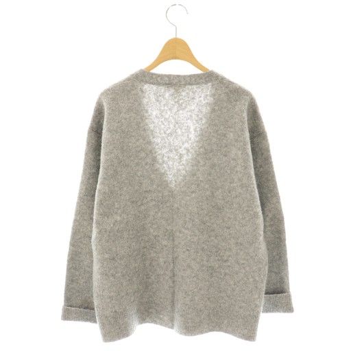 ブラミンク BLAMINK ポケット付 ウールナイロンエンブロカーディガン