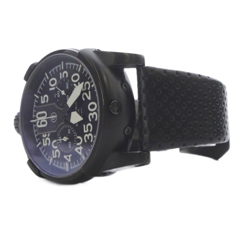 コンタテンポ CONTATEMPO スクーデリア クォーツ腕時計 黒 CT-011  