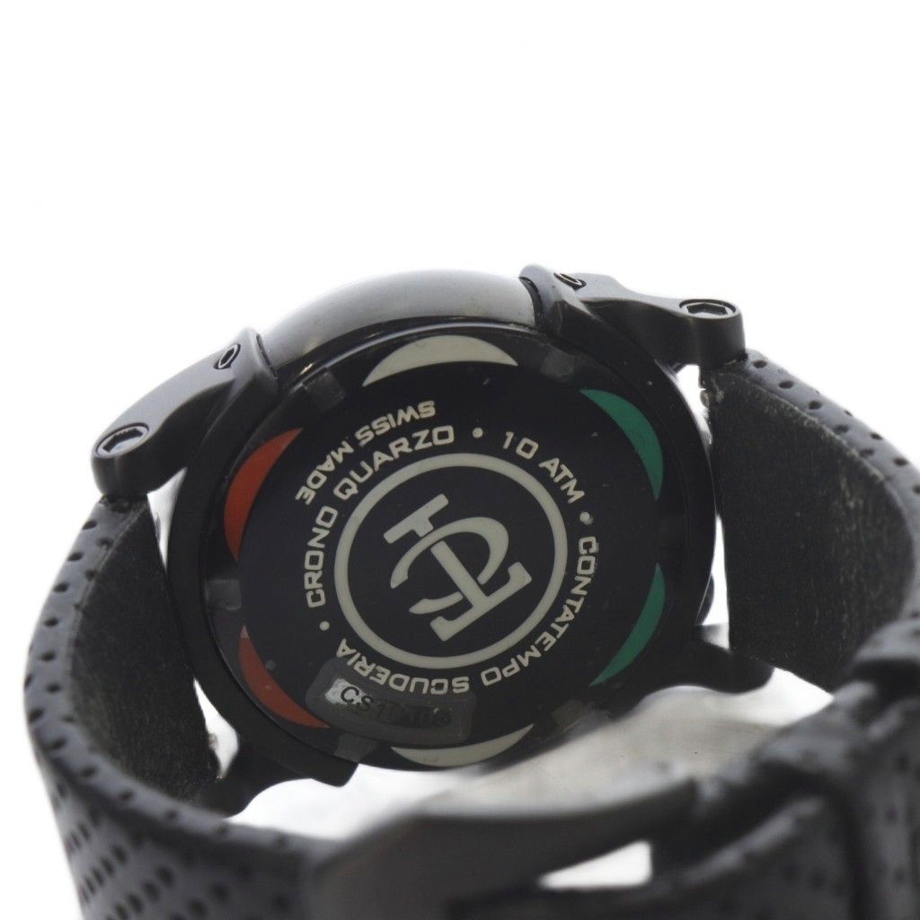 コンタテンポ CONTATEMPO スクーデリア クォーツ腕時計 黒 CT-011  