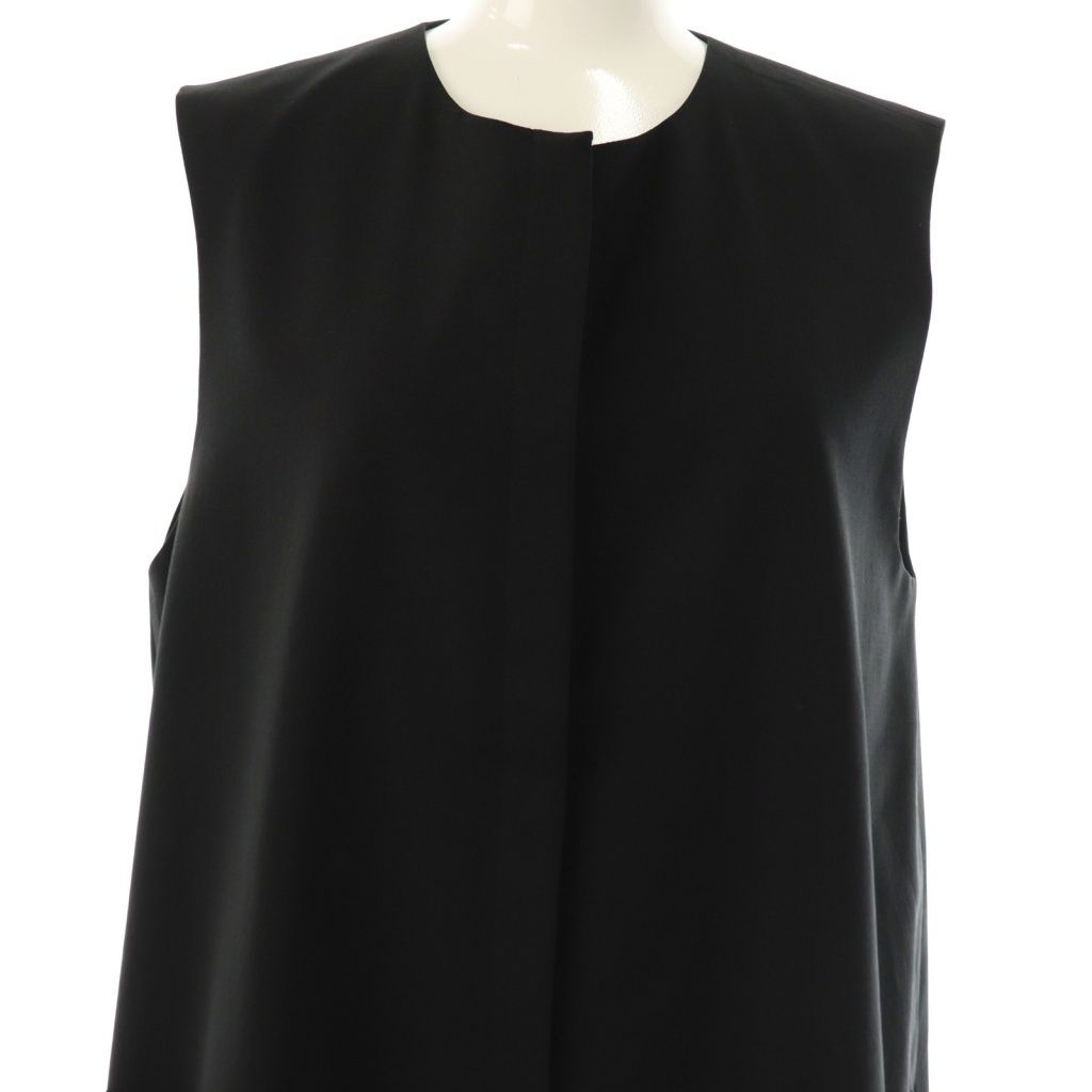 ミズイロインド mizuiro ind フロントフライコクーンジレ ロングベスト