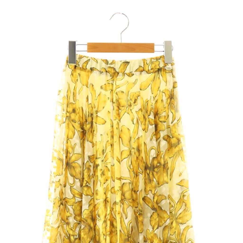 ameri/ロングスカート/S/ポリエステル/マルチカラー/総柄 楽天市場