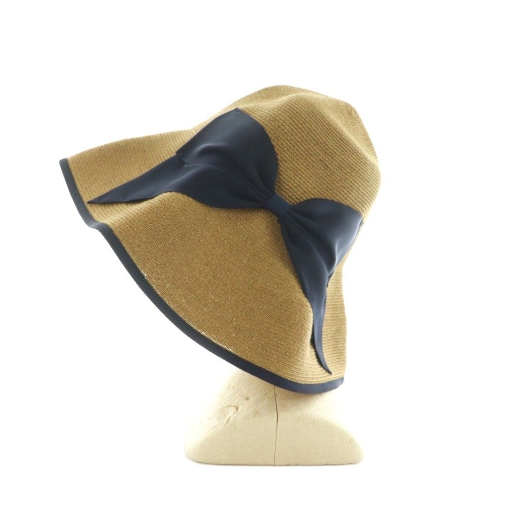 新品　Athena New York リボン付き 麦わら帽子 Athena New York リボン付き麦わら帽子 キッズS 50-52 - メルカリ