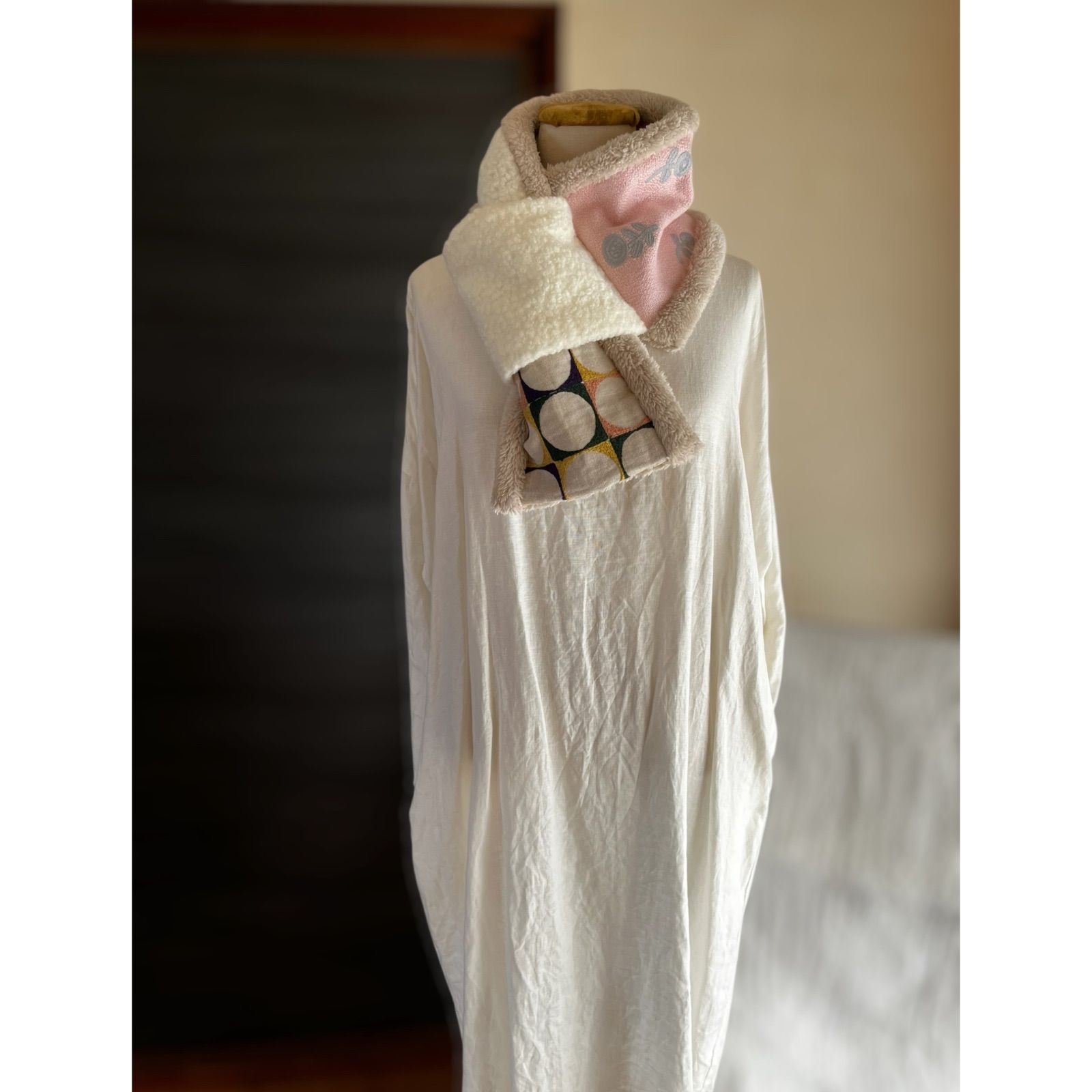 マフラータイプ】tarte・tambourineのネックウォーマー ミナペルホネン