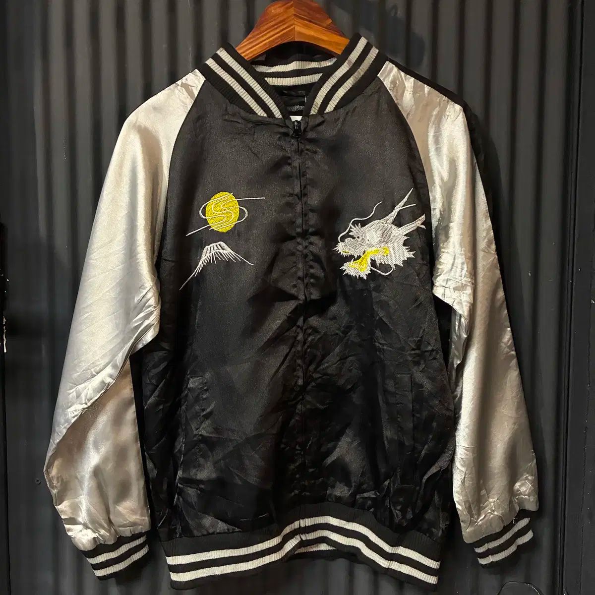 ば*ん様 60s スタジャン vintage USA製 刺繍 良い (end610) VTG ヴィンテージ刺繍用スタジャン 古着 60s BUTWIN