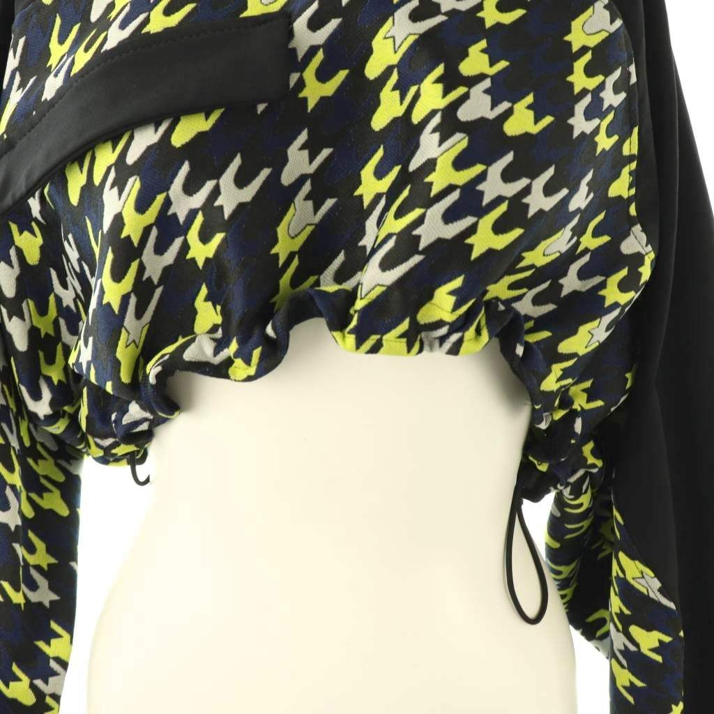 未使用級✨UN3D.　23AW　チドリジャカードショートトップ　36 アンスリード UN3D. 23AW チドリジャカードショートトップ トップス