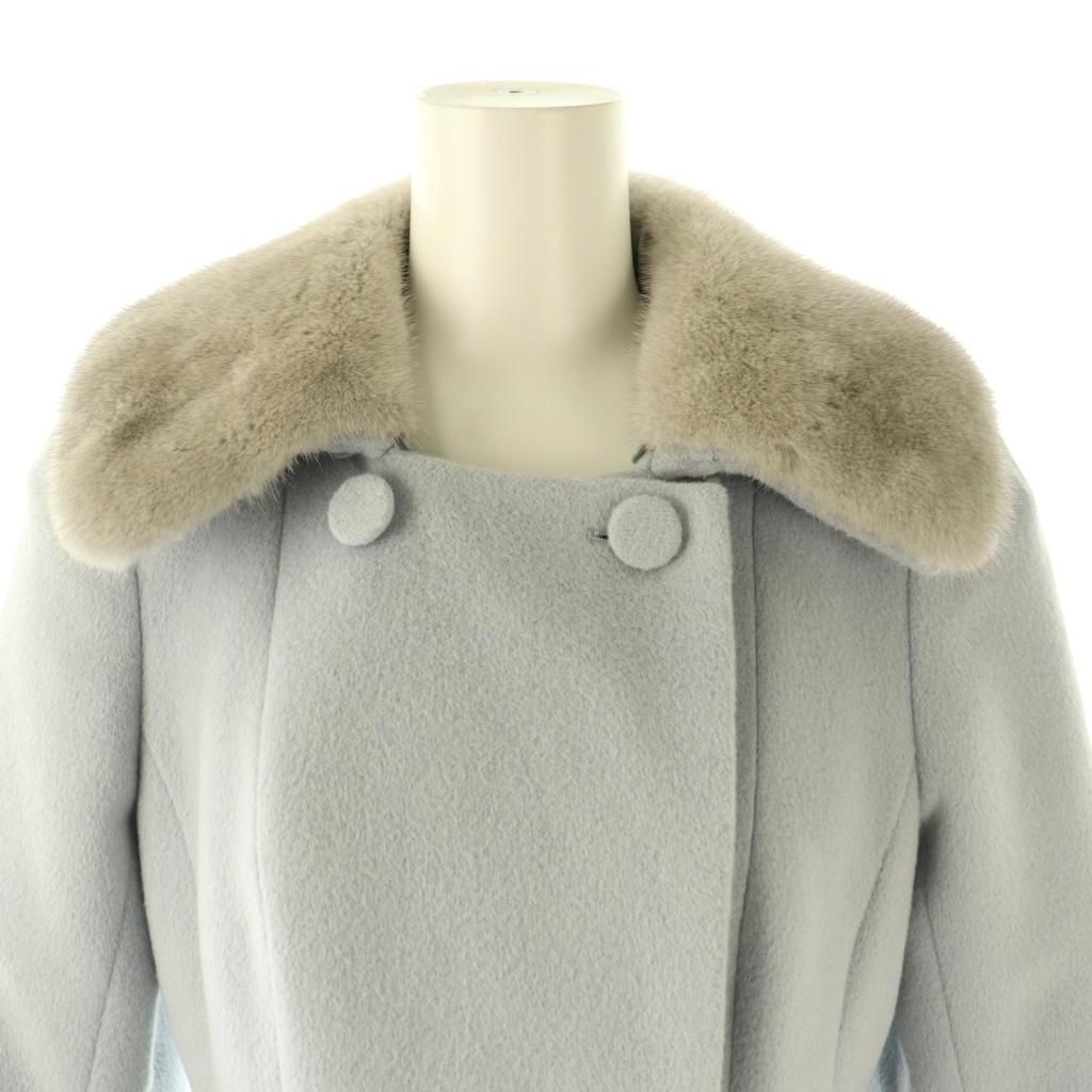 ルネ コート　ミンクファー　32 ルネ Rene コペンハーゲンファー ミンクファー コート 32 ブルー /AB