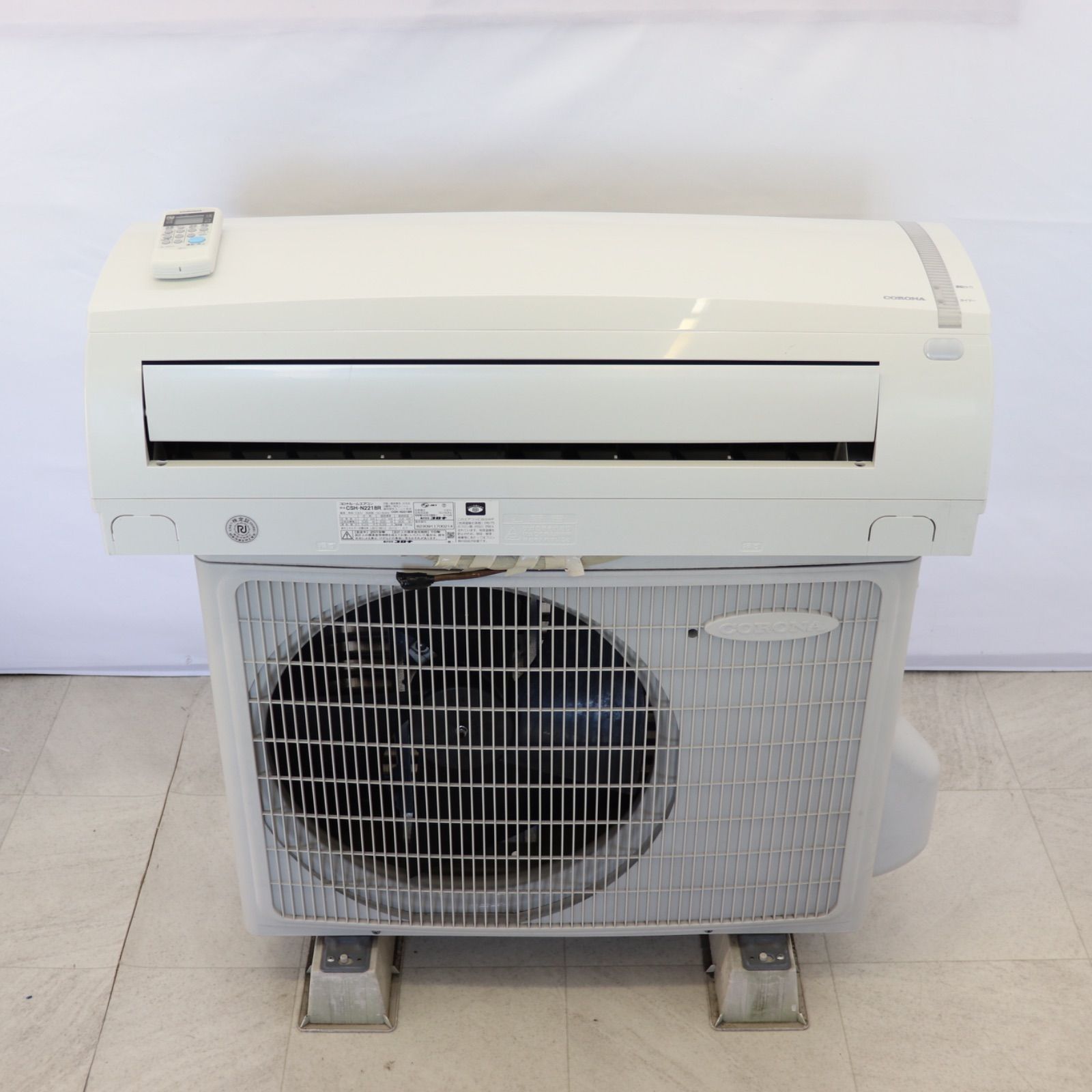 愛知県愛西市】CORONA コロナ ルームエアコン CSH-N2218R 2.2kW 2019年