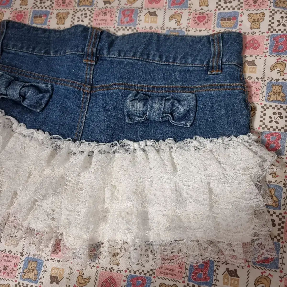 Tralala デニムグリッター スカート 平成 ギャル Tralala デニムグリッター スカート 平成 ギャル