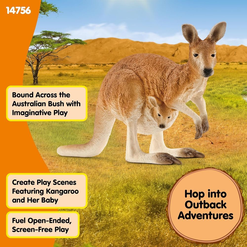 シュライヒ ワイルドライフ カンガルー フィギュア 14756 3歳以上