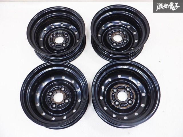 新車外し　エブリイバン　DA17V 鉄チンホイール&タイヤ　4本セット 新車外しエブリイバンDA17V 鉄チンホイール&タイヤ4本セット