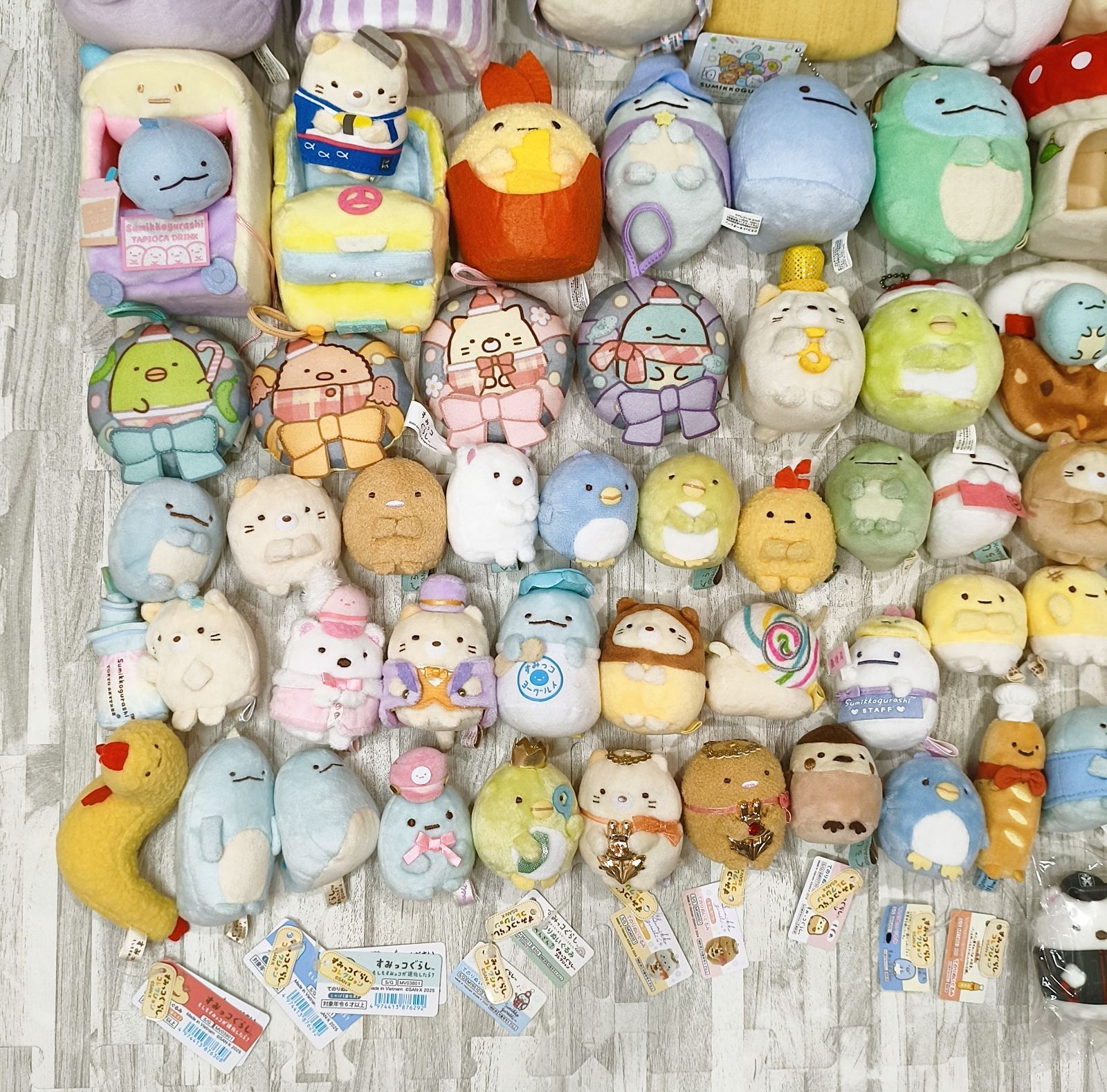 SG079 100⁺体セット すみっコぐらし ぬいぐるみ まとめ売り - メルカリ