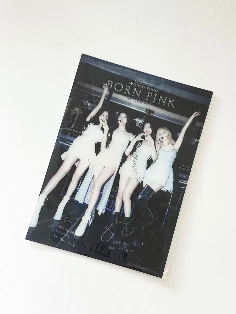 BLACKPINK BORN PINK IN CINEMA CGV レンチキュラー ポストカード 特典