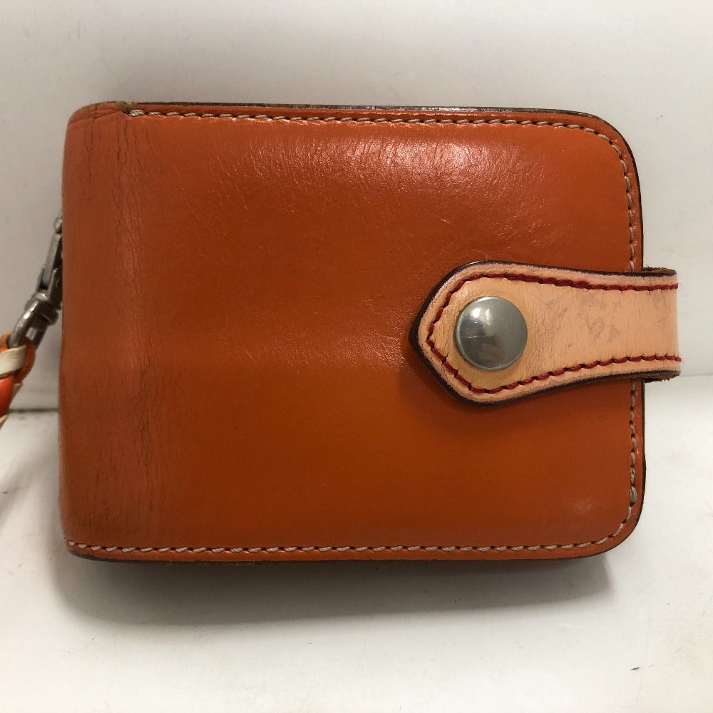 02w20659 ALZUNI アルズニ 二つ折り財布 ウォレットチェーン ブラウン