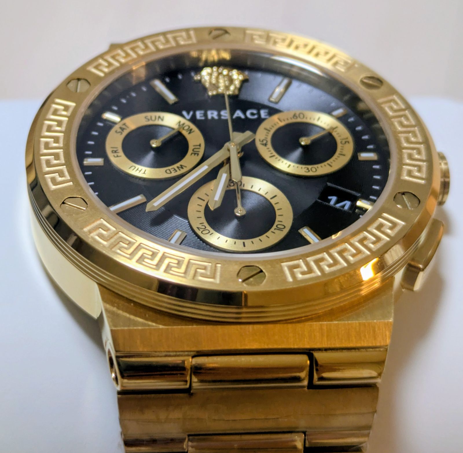 VERSACE ヴェルサーチェ GRECA LOGO CHRONO グレカロゴクロノ 腕時計