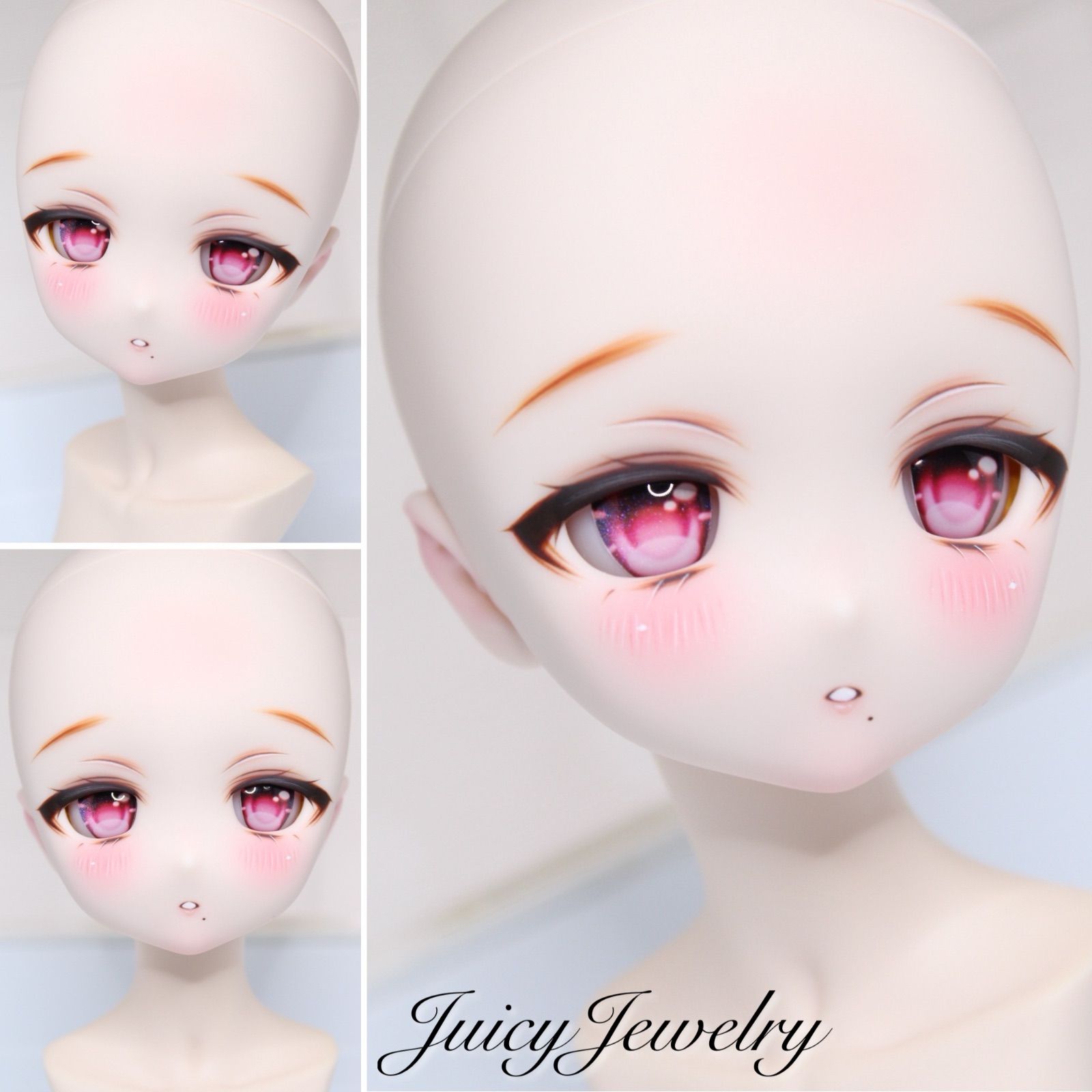 DD カスタムヘッド ボークスDDH-29 カスタムヘッド セミホワイト肌 MDD