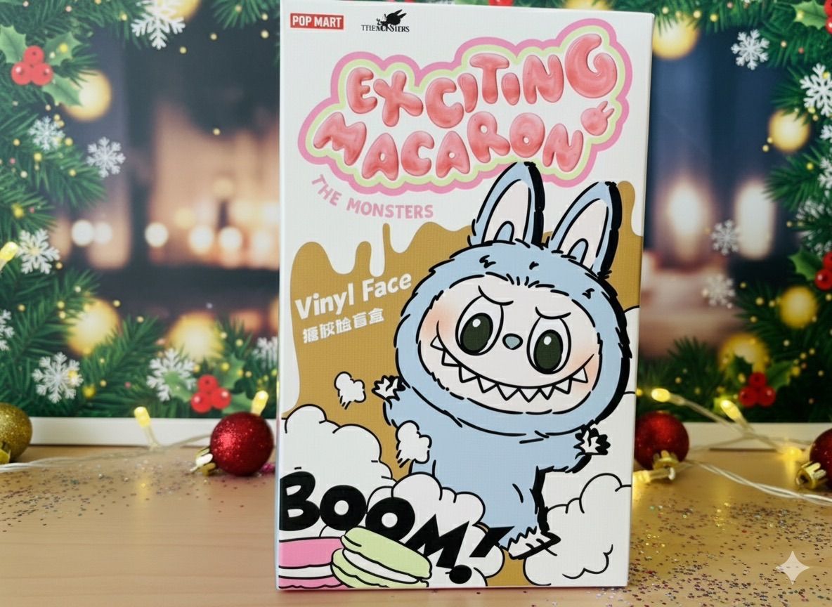 POP MART THE MONSTERS EXCITING MACARON VINYL FACE フィギュア 1