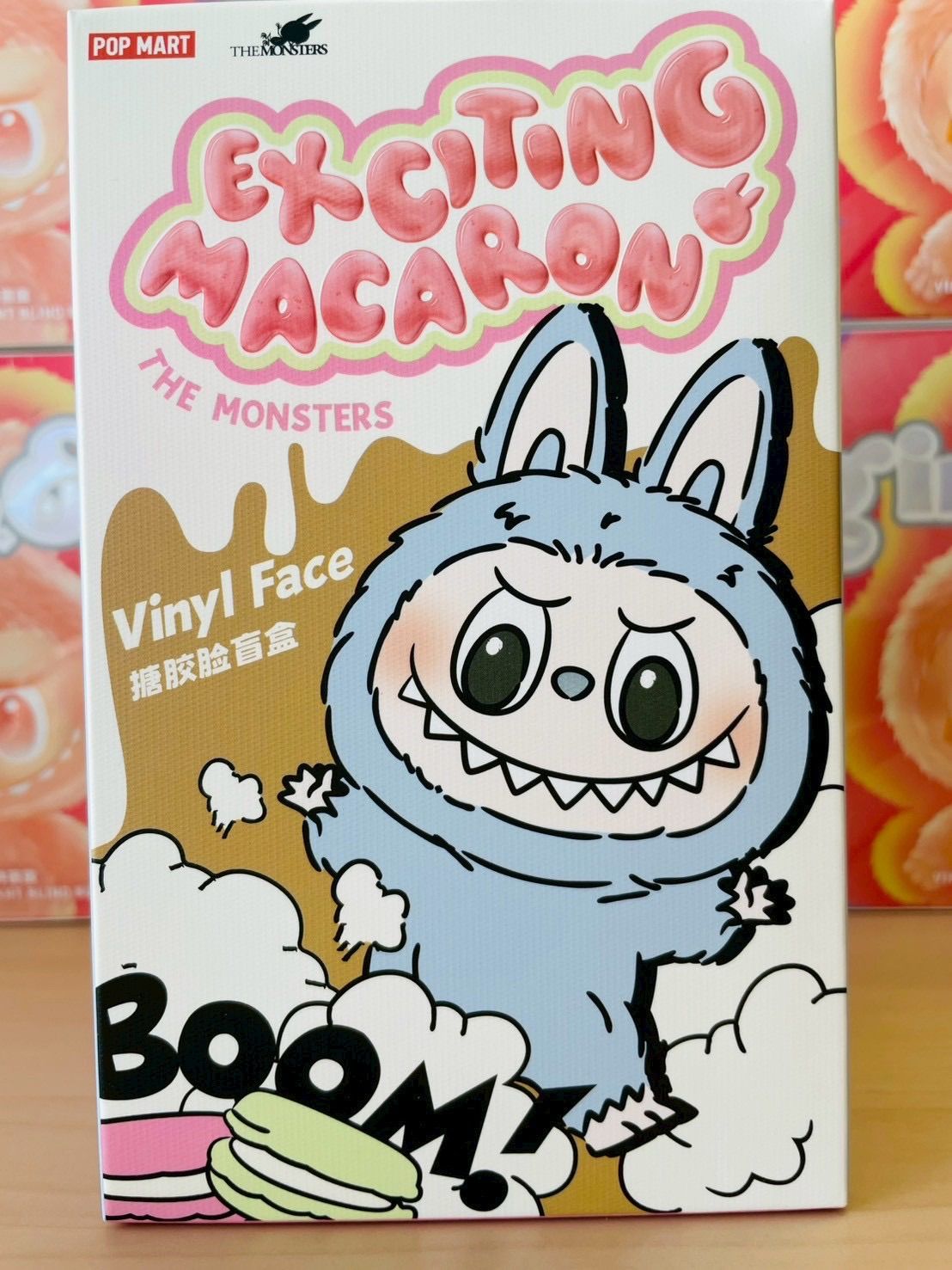 POP MART THE MONSTERS EXCITING MACARON VINYL FACE フィギュア 1