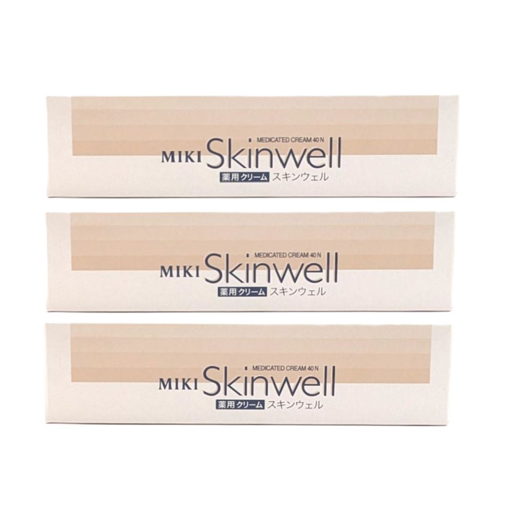 ミキ 薬用クリーム スキンウェル 3本 三基 ミキプルーン Skinwell 全身