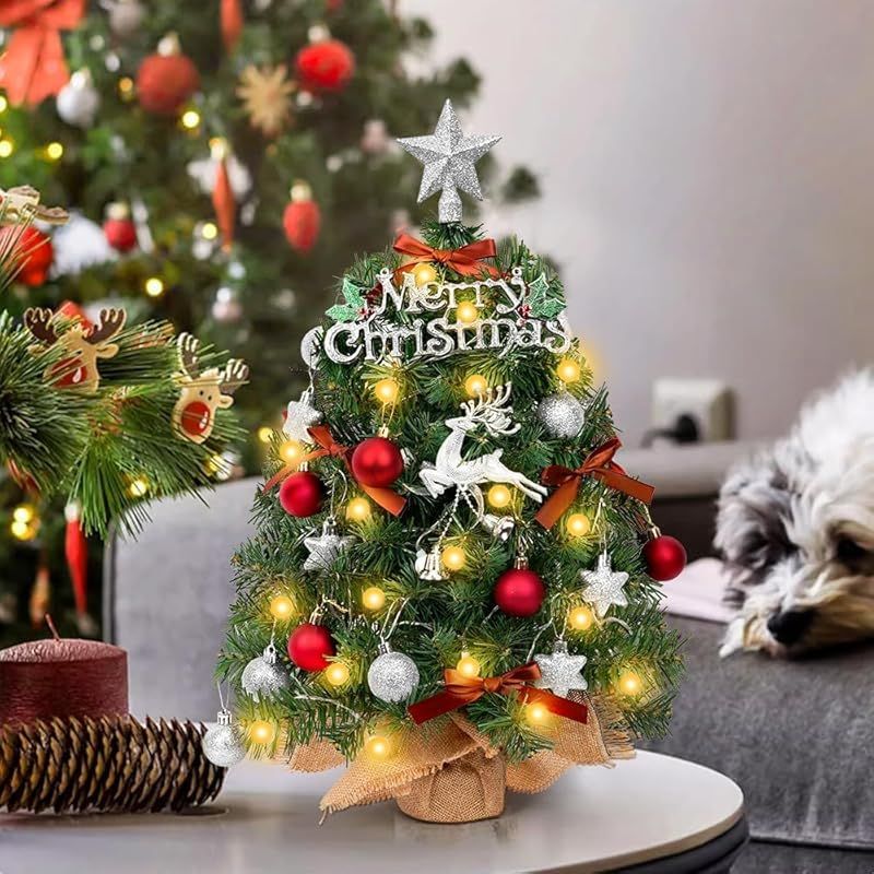 新品】 yazi クリスマスツリー 卓上 枝数80本 ミニ クリスマスツリー